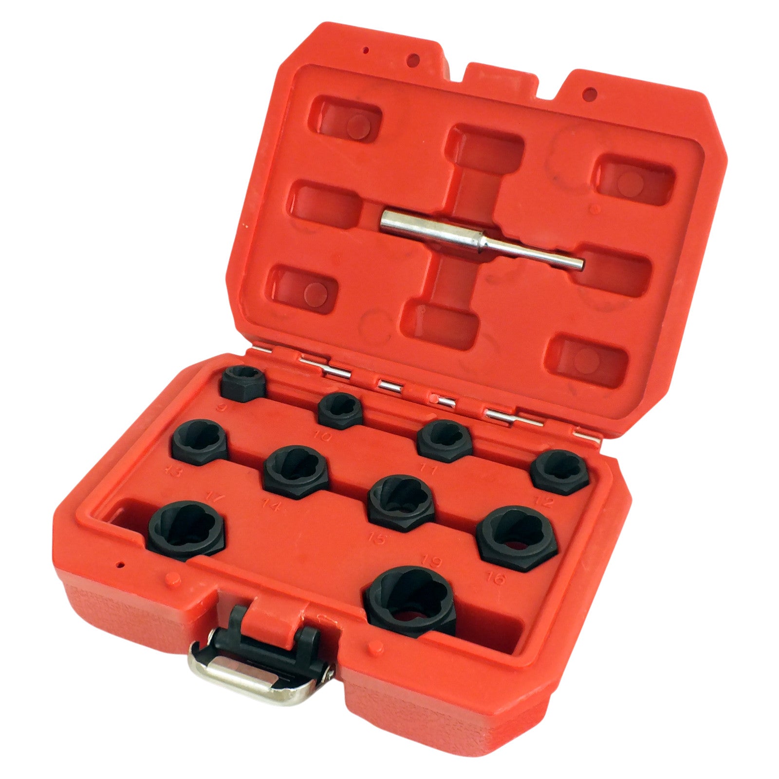 Voche 11pc Grip & Twist Sockets Set | Locking Wheel Nut Removal Stud Extractor Rounded Bolts
