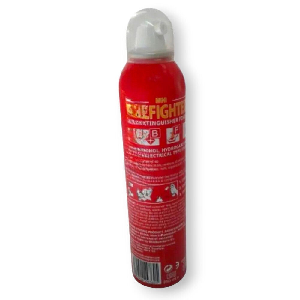 Fire Extinguisher 4 in 1 Foam 250ml Home Office Cars Vans Caravans 3 PACK
