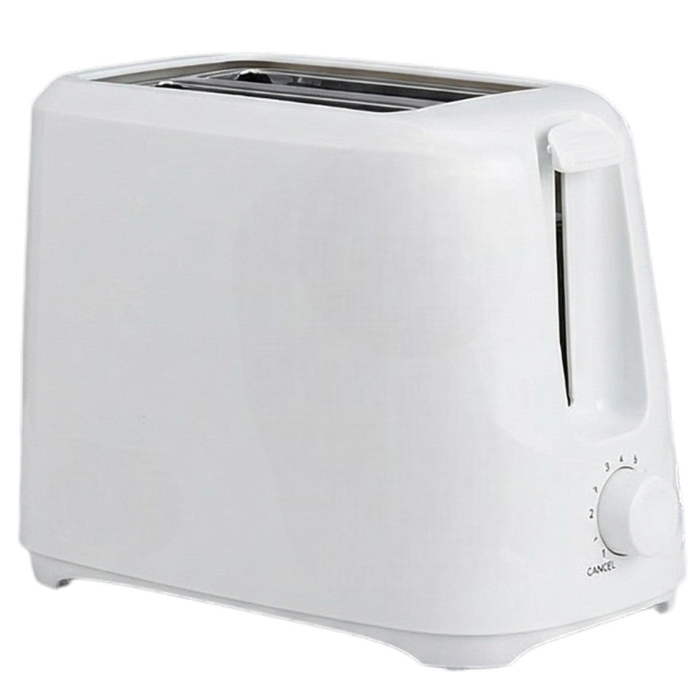 2 Slice Toaster White 700W Electric Cool Touch Variable Browning Control Defrost