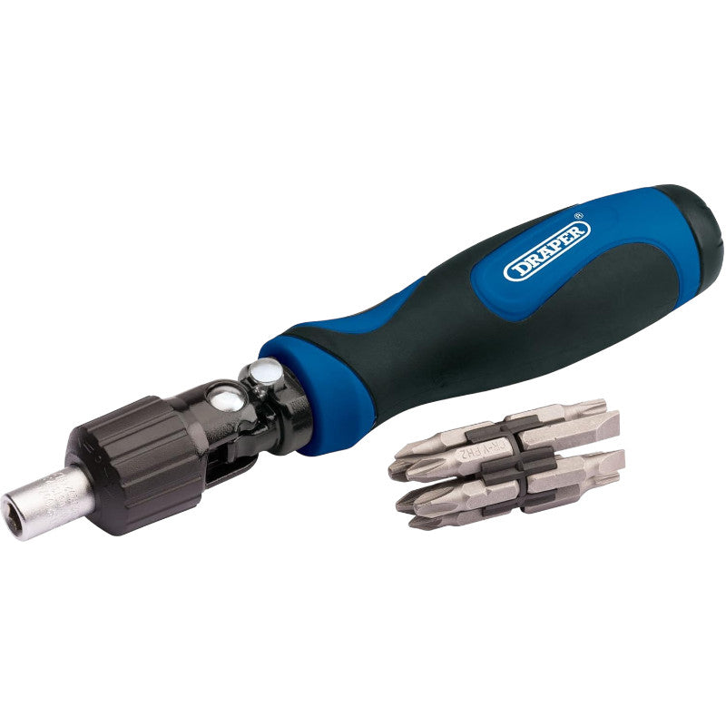 Draper Ratcheting Screwdriver Set (11 Pce) 38124