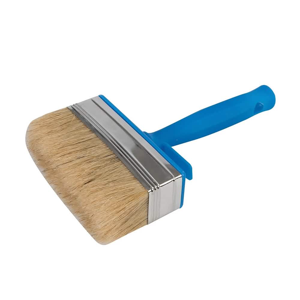 Block Paint Brush Shed Fence Decking Timber 115mm (4½") Silverline 394974