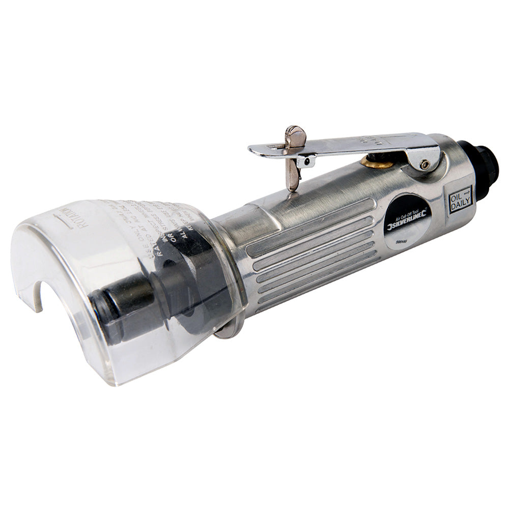 Silverline 598446 Air Cut Off Tool 3" 75mm Pneumatic Grinder Cutter Straight Saw