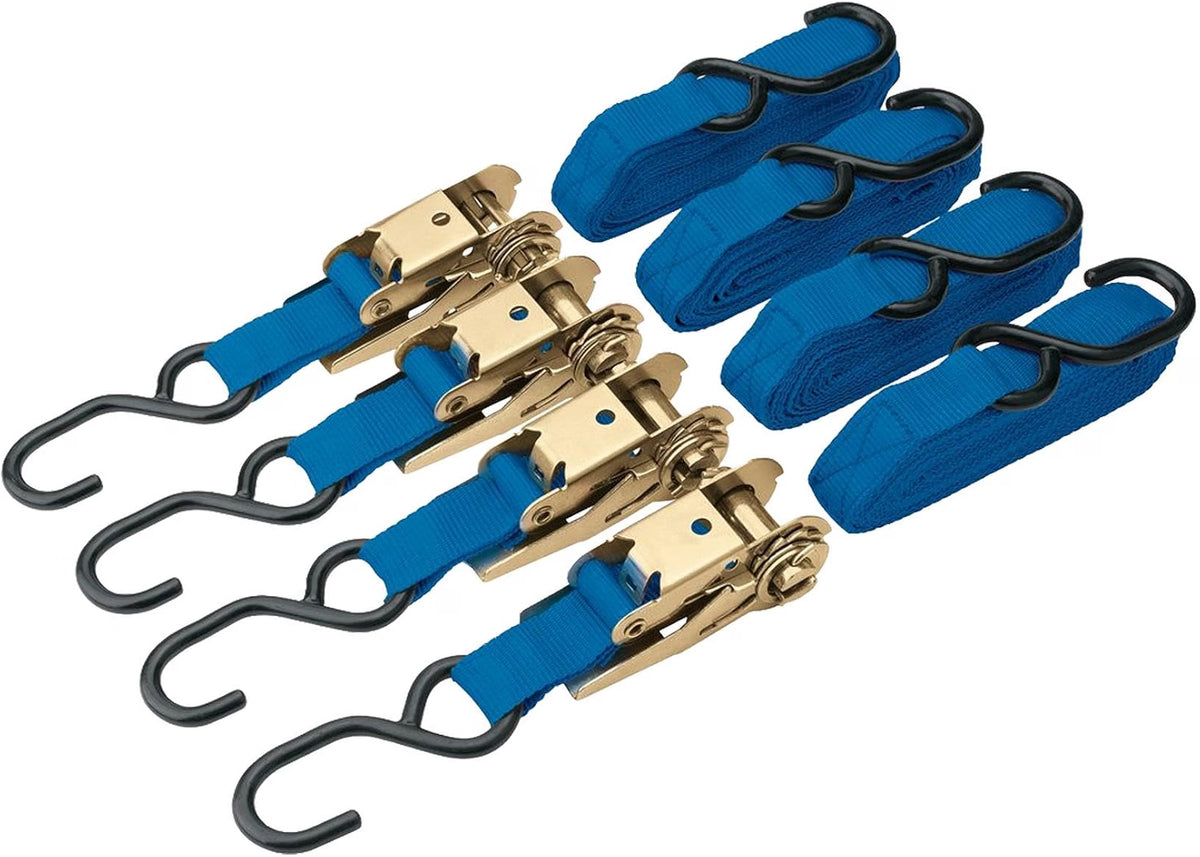 Draper Ratcheting Tie Down Straps, 350Kg (4 Piece) 60960