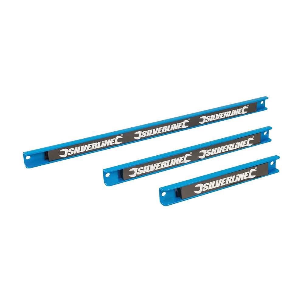 Silverline Magnetic Tool Rack Set 3pce 203, 305 & 457mm 633950 Lifetime Warranty