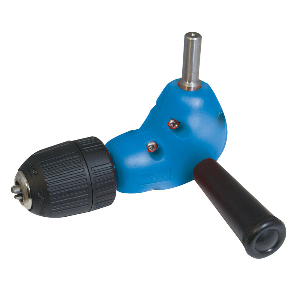 Silverline 675222 Right Angle Drill Attachment 10mm Keyless Chuck for 90° Degree Drilling