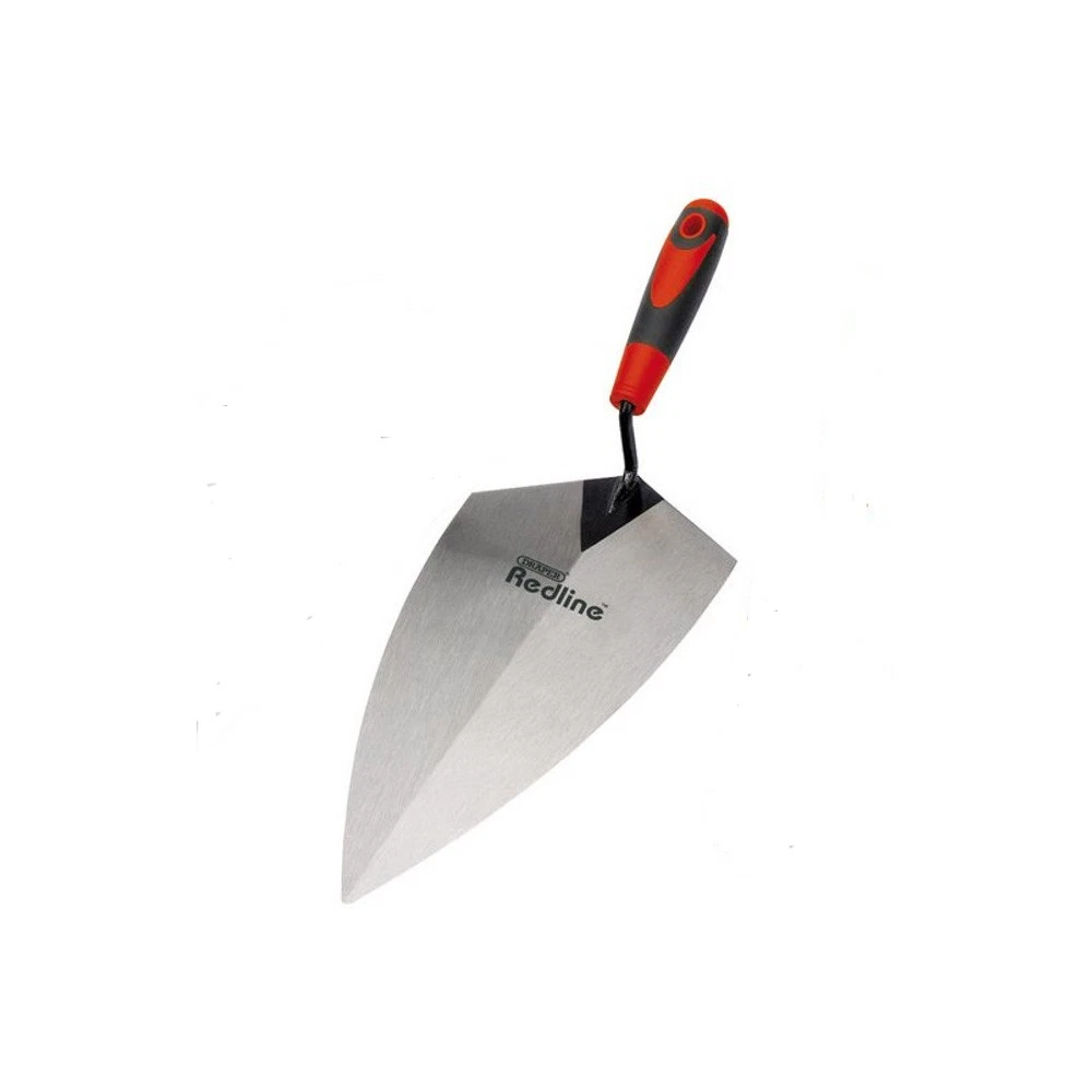 Draper Trowel Set Builder Bricklayer Brick Carbon Steel Soft Grip Handle 4-PCE