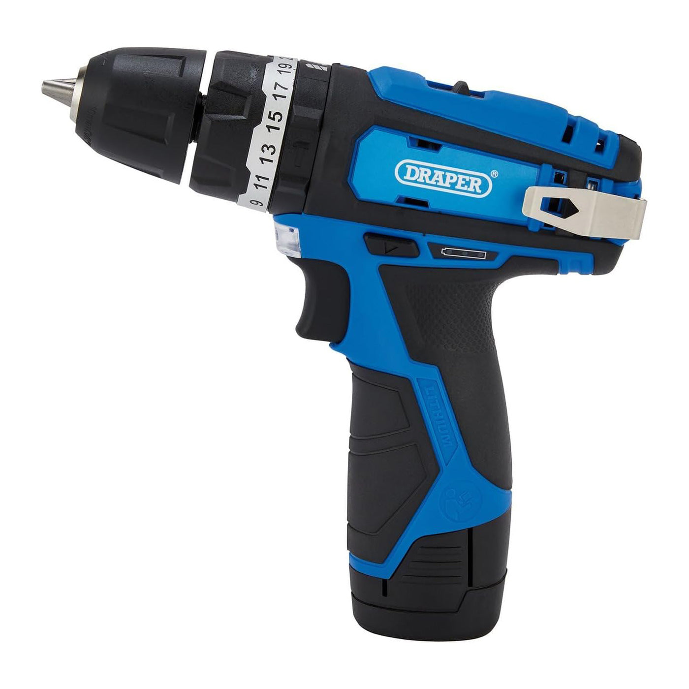 Draper 70256 12V Cordless Combi Drill Driver | Includes Li-ion Battery, Charger and Case