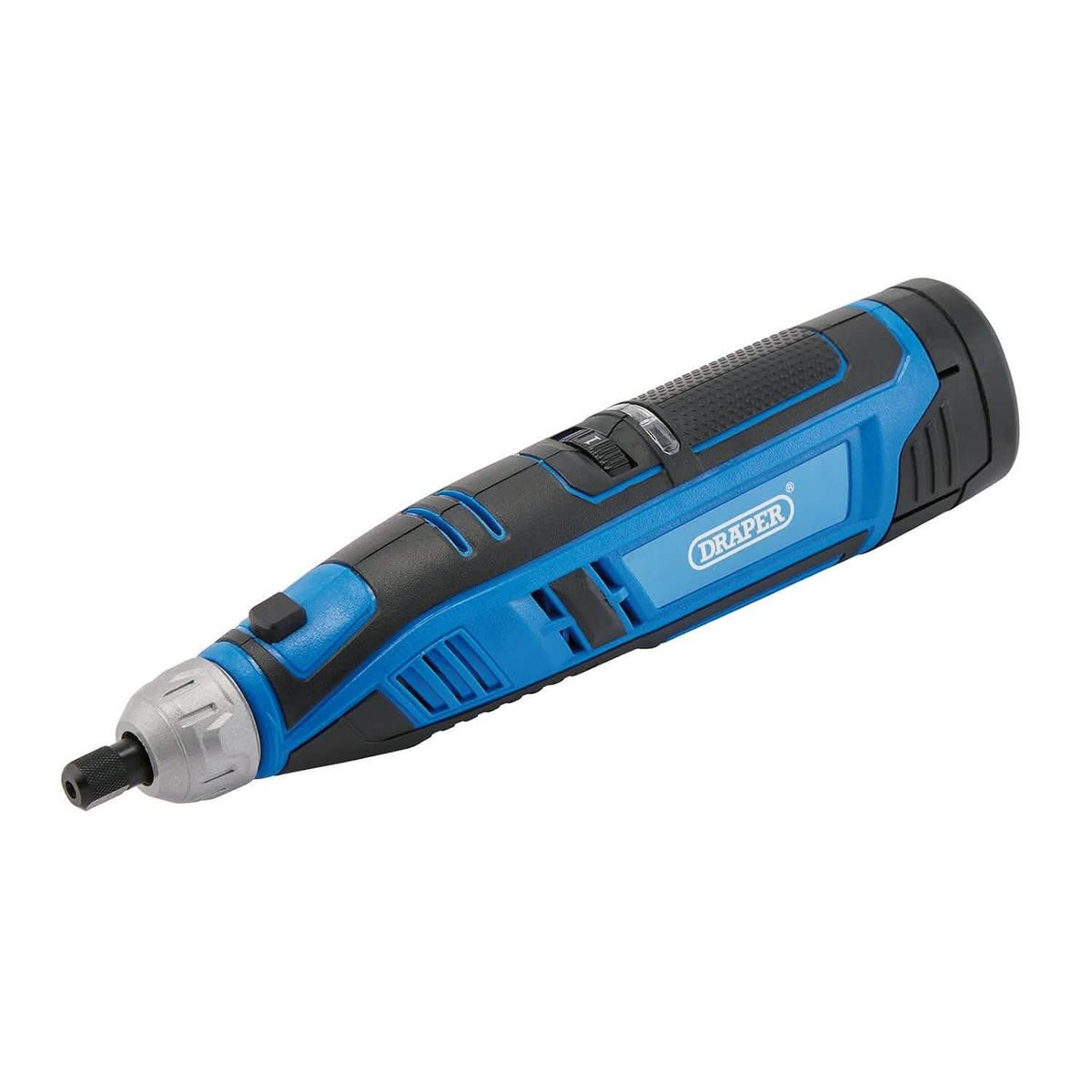Draper 12V Cordless Rotary Multi Tool with Lithium-Ion Battery, Fast Charger, 50pc Accessories and Case