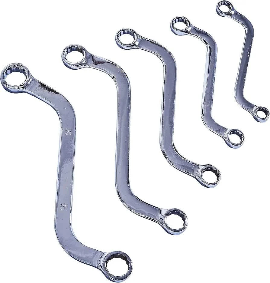 Amtech K1130 5 Piece S-Shaped Spanner Set