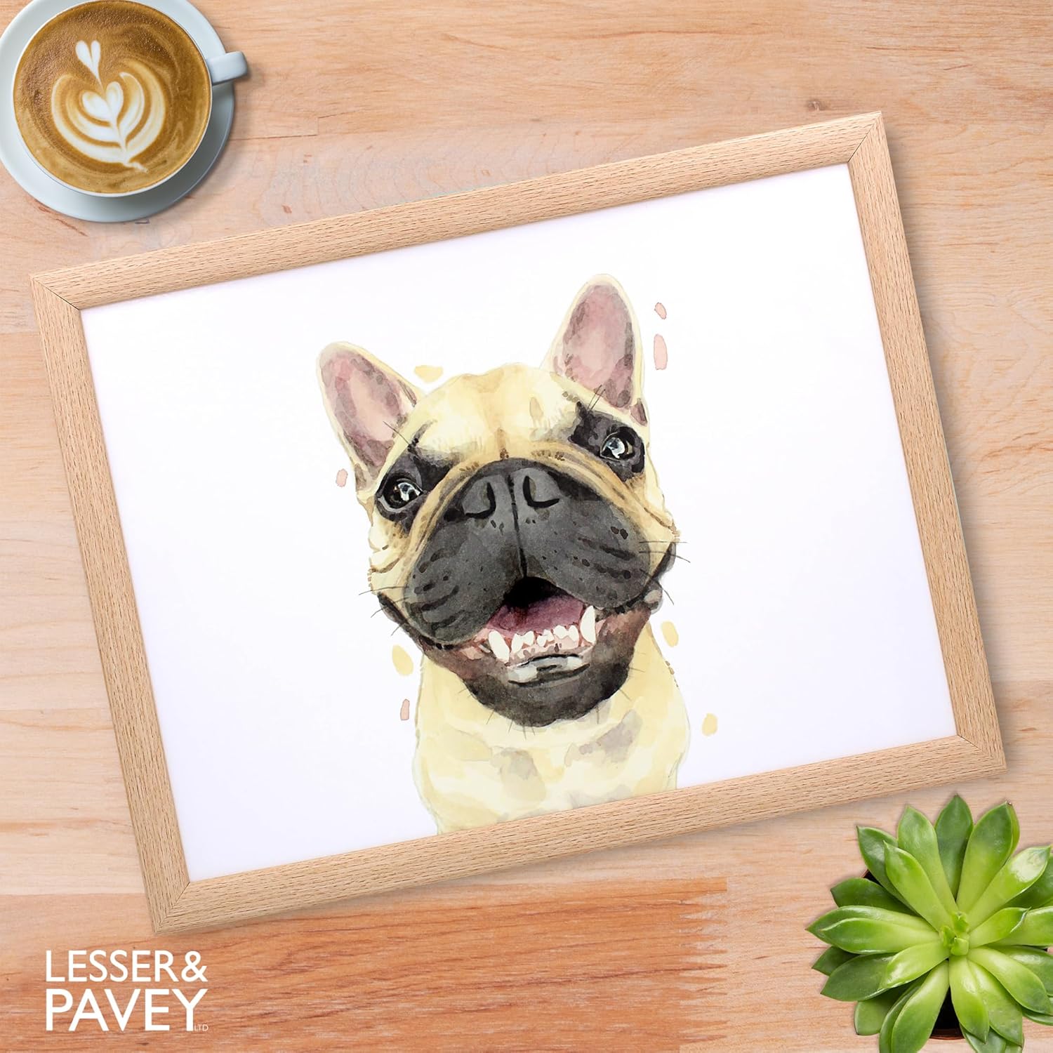 French Bulldog Lap Tray Cushioned Laptop Tray with Padded Beanbag Base | Ideal for TV Dinners or Bed