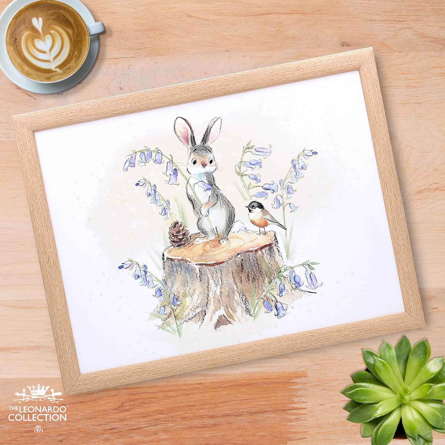 Hare & Bird Lap Tray Cushioned Laptop Tray Padded Beanbag Base TV Dinners Bed