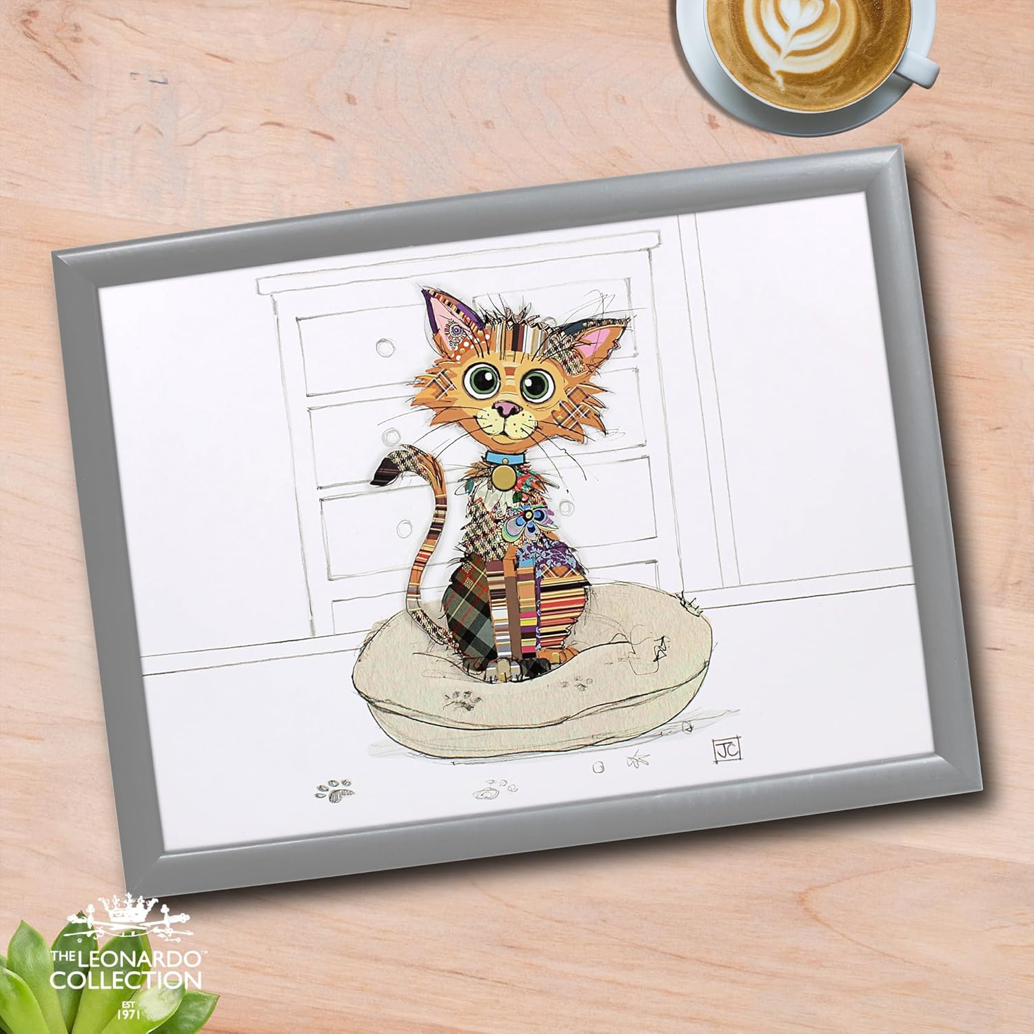 Kimba Kitten Lap Tray Cushioned Laptop Tray Padded Beanbag Base for TV Dinners Bed