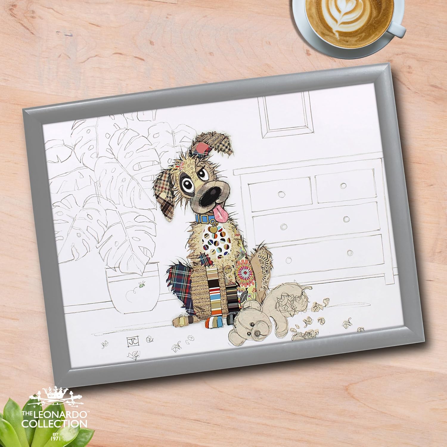 Murphy the Mutt Lap Tray Cushioned Laptop Tray with Padded Bean Bag Base