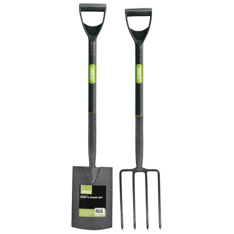 Garden Fork Spade Set Draper Carbon Steel 83971