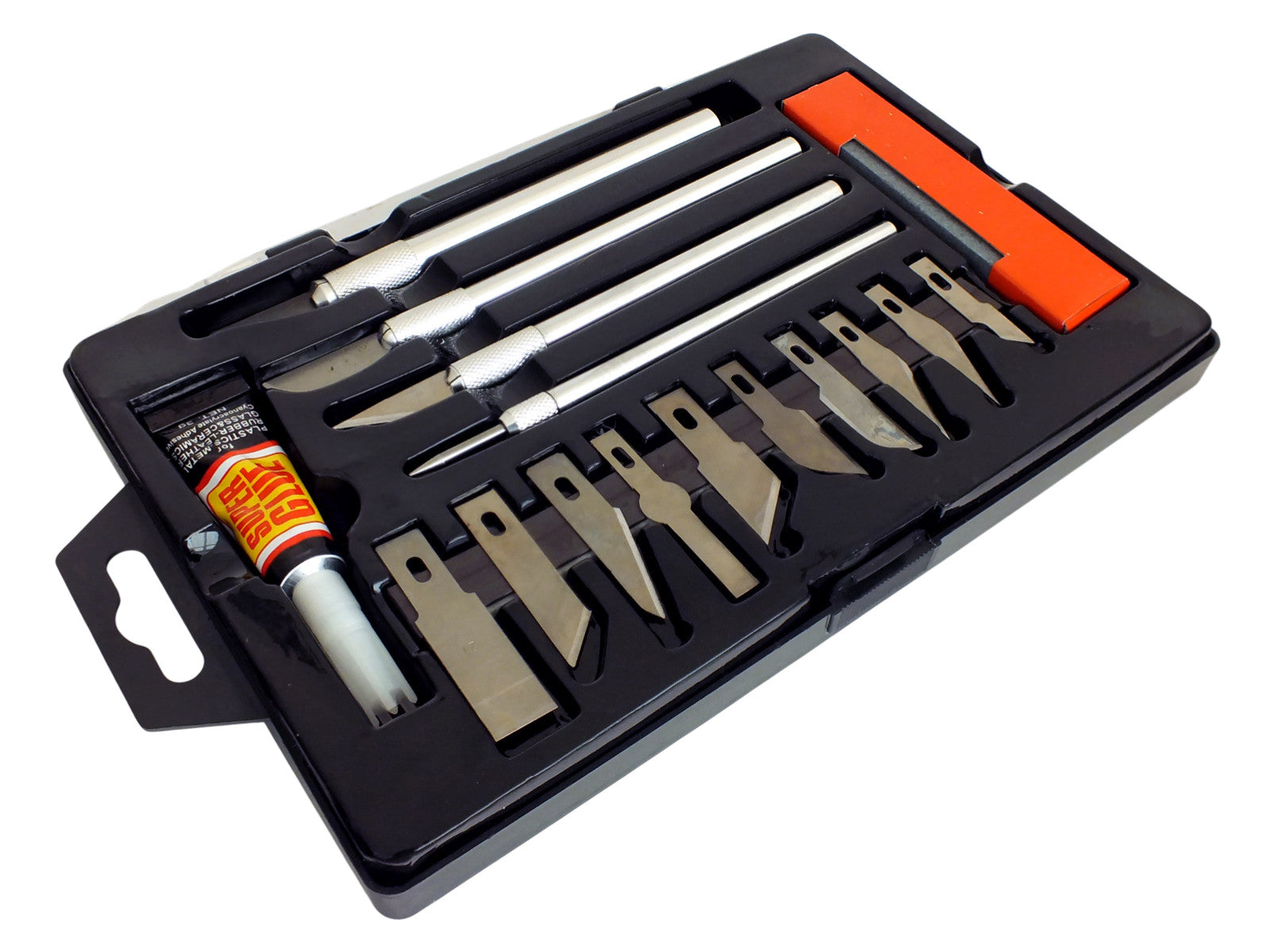 17pc Hobby Knife Set with Case