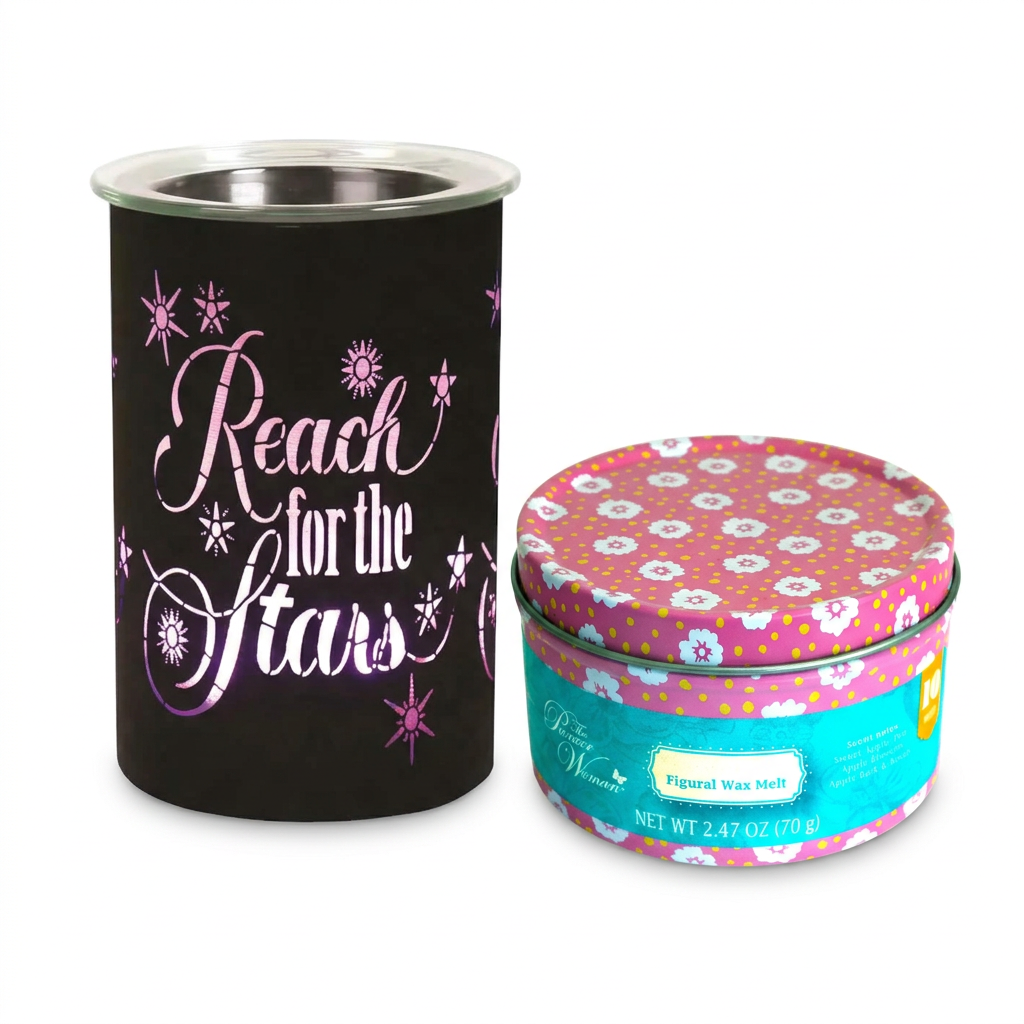 Reach for the Stars Colour Changing Electric Wax Melt Warmer + Tin of 10 Wax Melts
