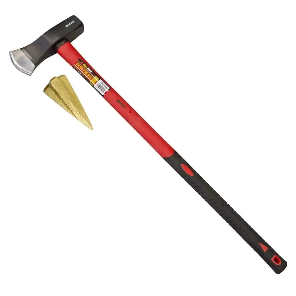 AM-TECH 6lb WOOD SPLITTING MAUL AXE FIBREGLASS SHAFT & LOG BOMB 3 YEAR WARRANTY
