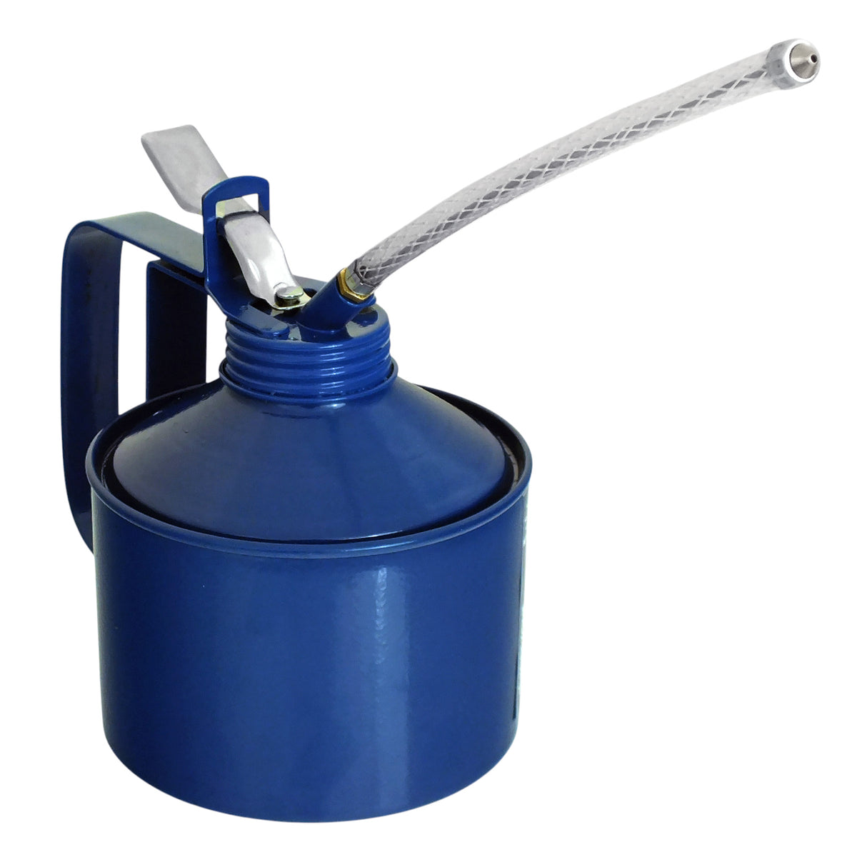 1.5 Pint Oil Can with Lever Pump Action and Removeable Flexible Spout