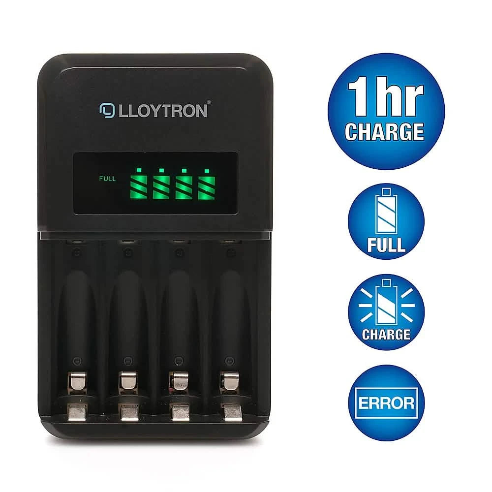 Battery Charger AA AAA Ultra Fast LCD Intelligent