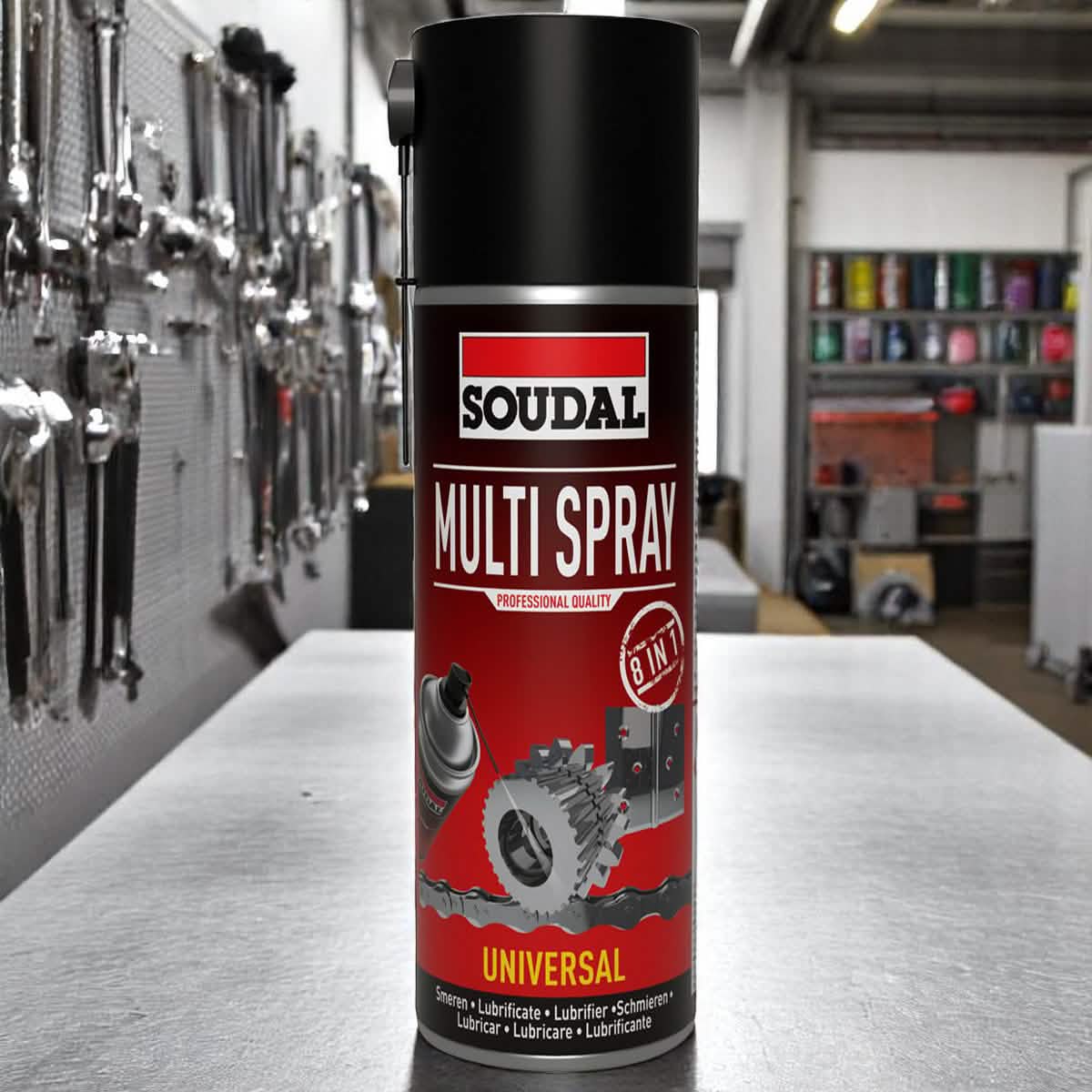 Soudal Universal Multi Lubricant Oil Spray 400ml - Professional Quality