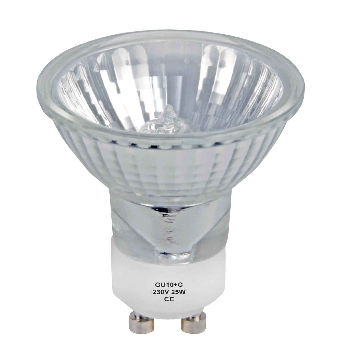 25W GU10+C Halogen Bulbs | Pack of 6