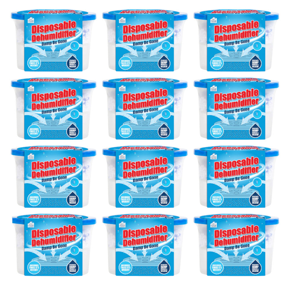 12 Pack Dehumidifier Interior Damp Moisture Mould Mildew Remover Trap (500ML)