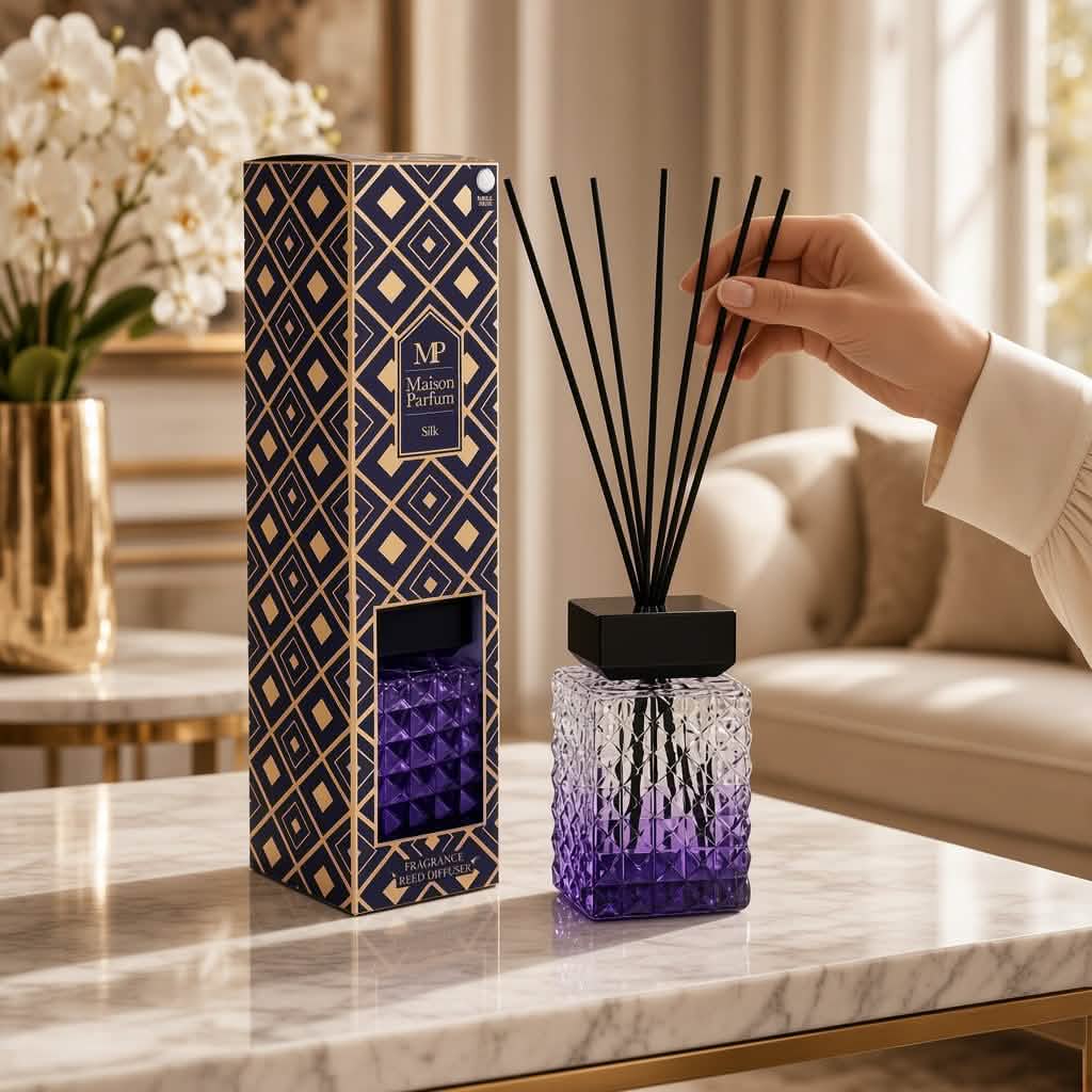 Maison Parfum Silk Home Fragrance Reed Diffuser - Extra Large 1000ml Size