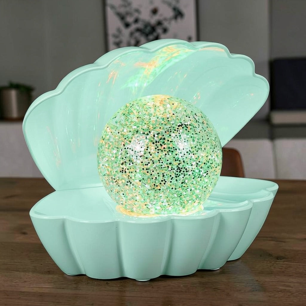 Glitter Pearl Seashell Colour Changing LED Mood Light