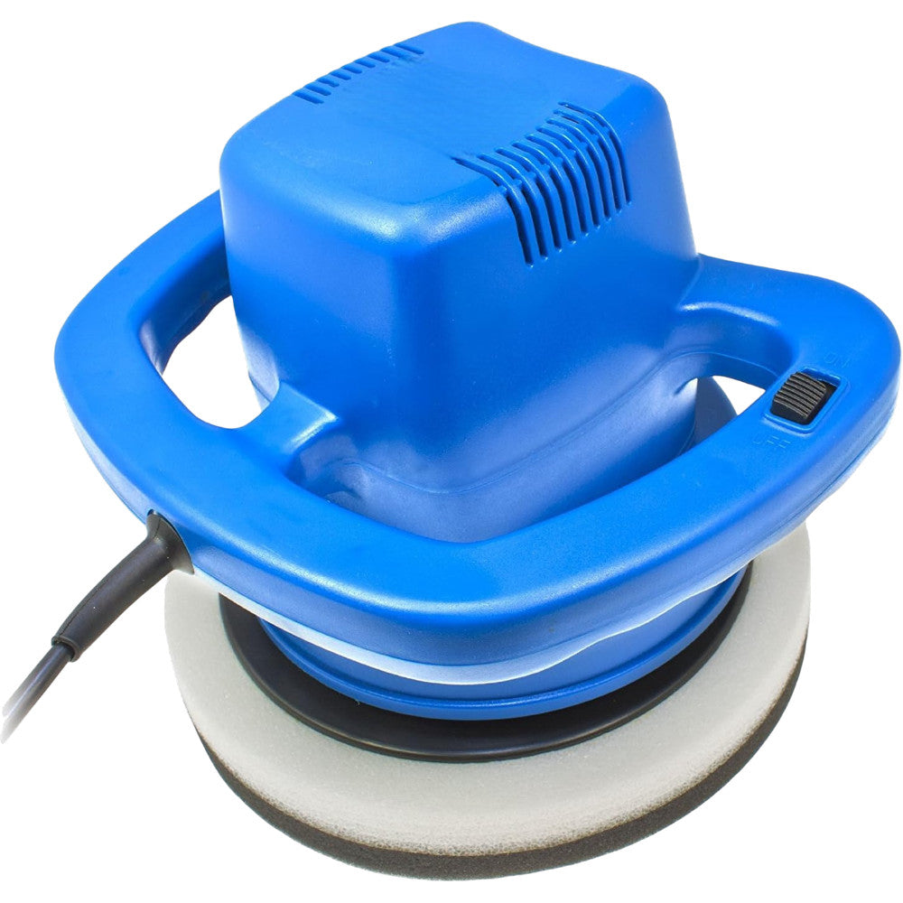 Electric Buffer Car Valeting Polisher Polishing Machine + 4 Bonnets 110W 240V