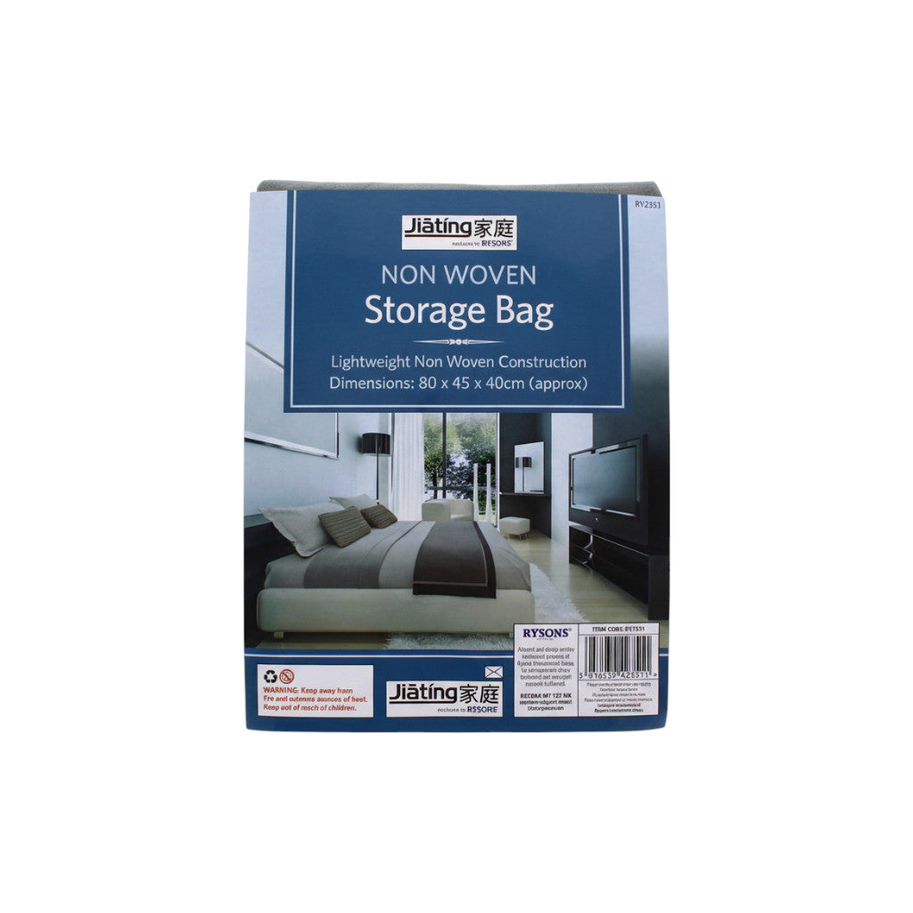 Storage Bag Non Woven Lightweight with Handle and Zip