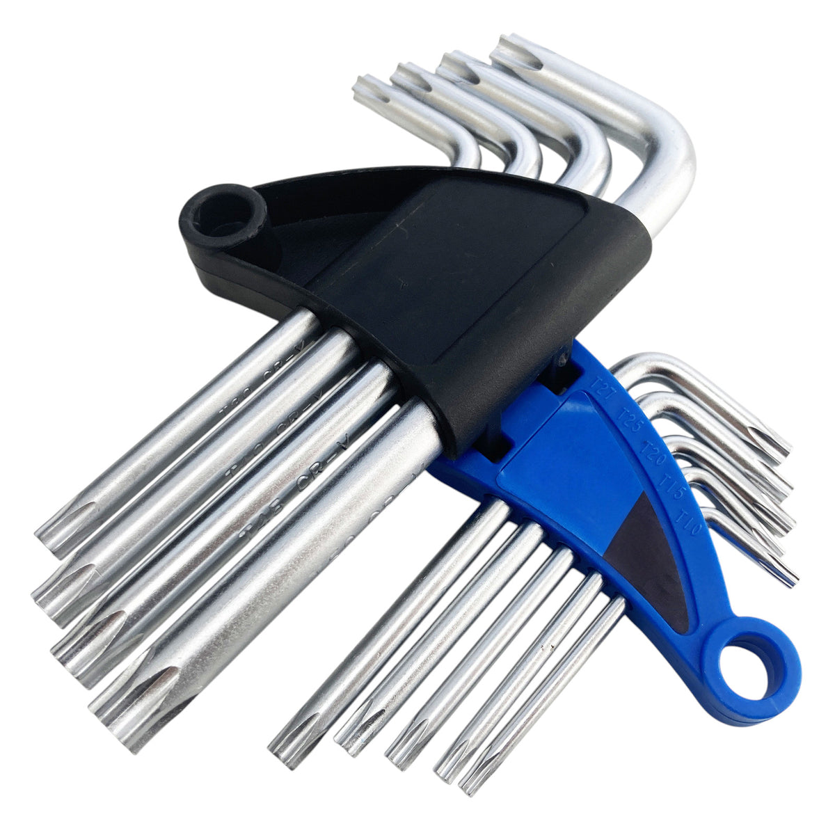 9pc Torx Star Key Set Tamper Proof Security Ends T10-T50 with Storage Case