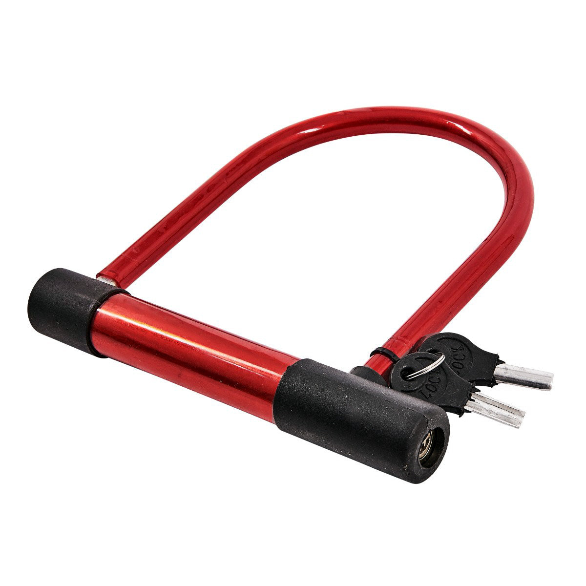 Amtech D-Shackle Cycle Lock plus 1.5m Steel Bike Security Cable U-Shaped Bicycle Padlock with 2 Keys