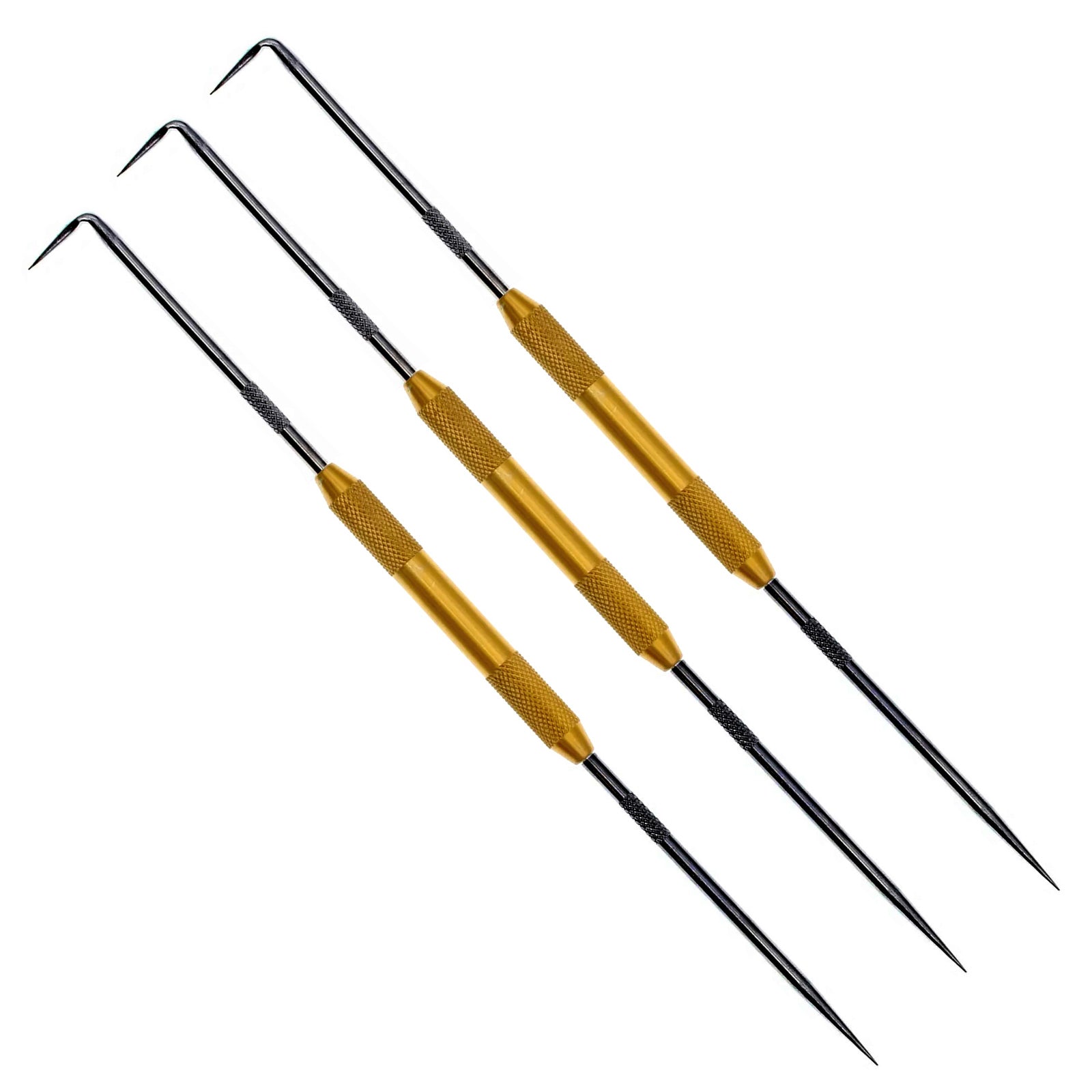 Pack of 3 Engineers Scribes | 225mm Engraver Scriber with 90° Tip | For Marking Metal Plastic