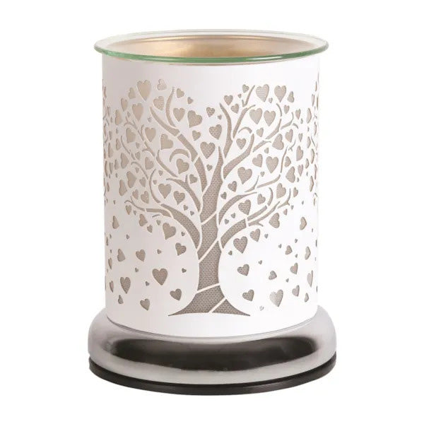 Scented Wax Tart Melter Warmer Aroma Touch Lamp Fragrance Diffuser | Tree of Life Silhouette