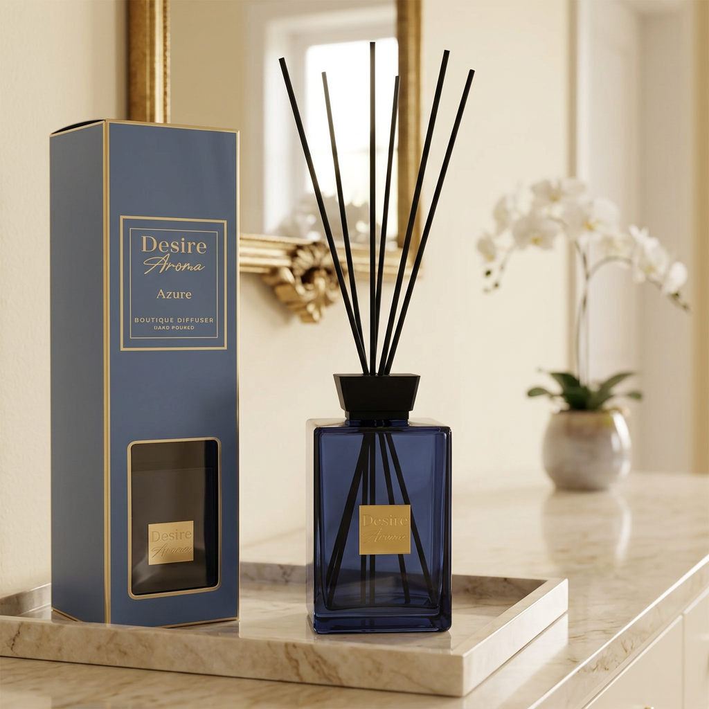 Azure diffuser hallway console