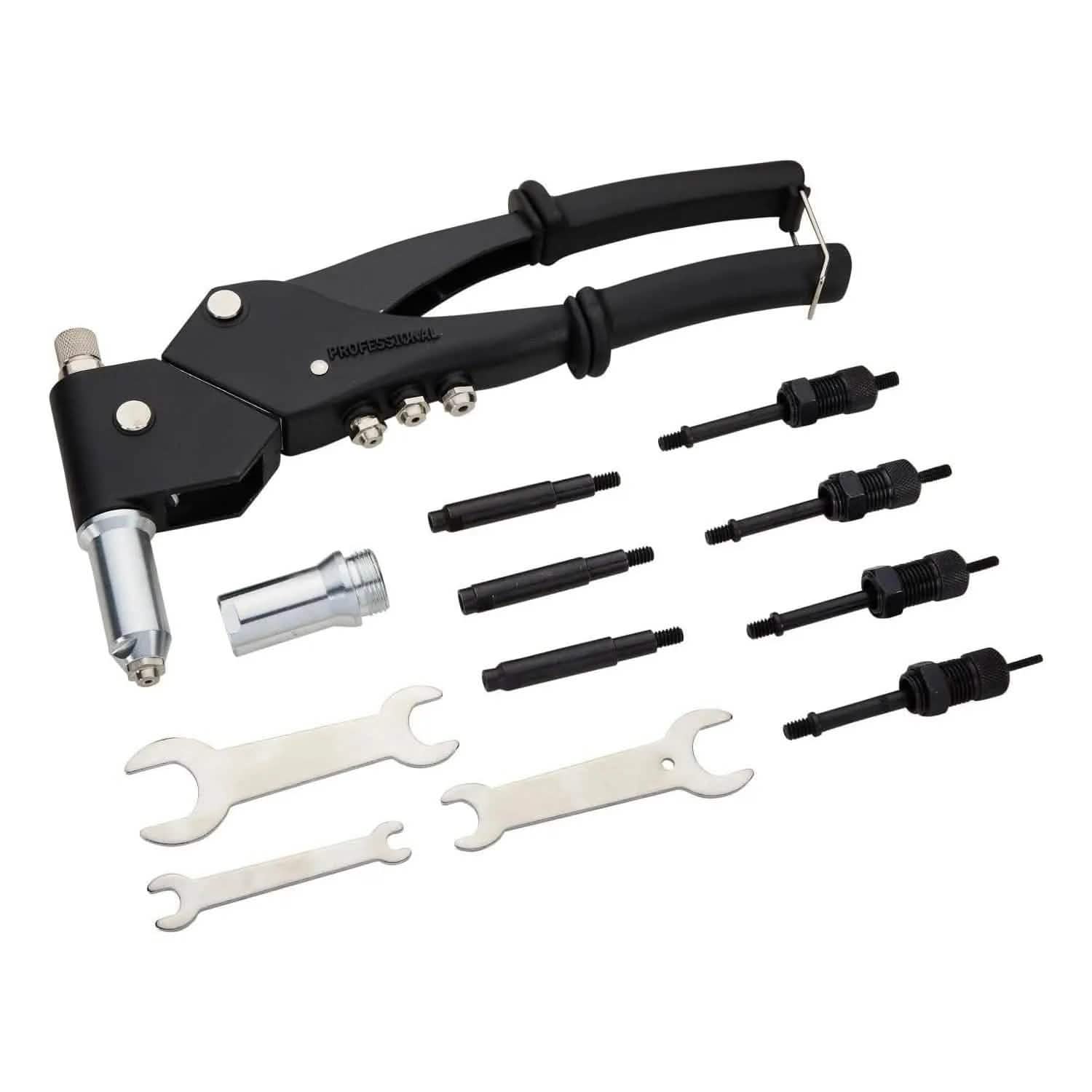 Blue Spot Tools Swivel Head Multi Riveter Swivel Head Multi Riveter 360° Rivet Nut Gun Threaded Studs Lifetime Warranty