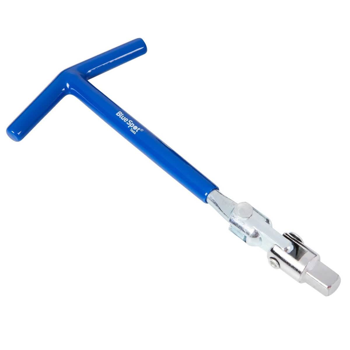 Spark Plug Removal Tools Flexi T-Handle Wrench 3/8" 16 18 & 21mm Sockets 4pc Set