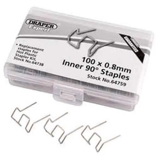 Draper Draper 0.8Mm Bent Castle Staples (50) Dr-64759
