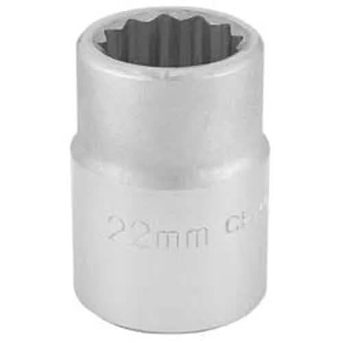 Draper Draper 12 Point Socket, 3/4" Sq. Dr., 22Mm Dr-16691