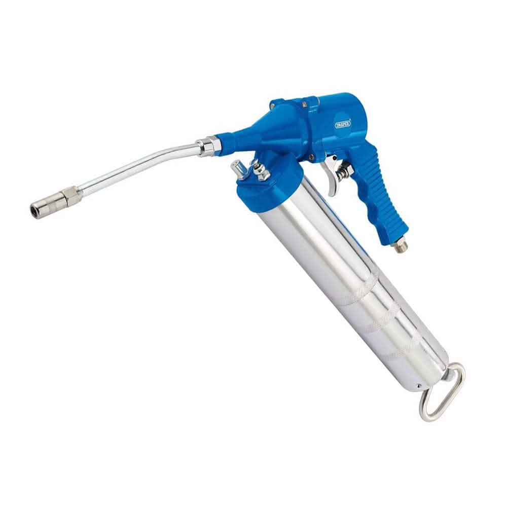 Draper DRAPER 1200-4500 PSI 400CC AIR COMPRESSOR GREASE GUN + METAL & FLEXI TUBES 70836