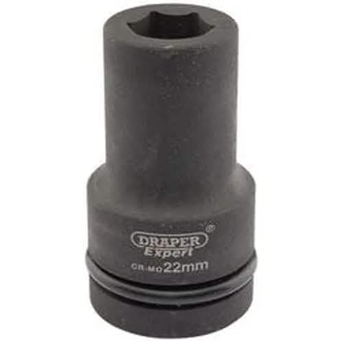 Draper Draper 5137 Expert Hi-Torq 6 Point Deep Impact Socket, 1" Sq. Dr., 22Mm Dr-05137