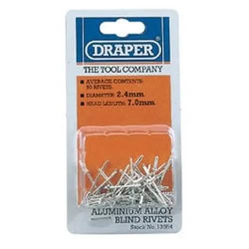 Draper Draper Blind Rivets, 2.5 X 7Mm (50 Piece) Dr-13554