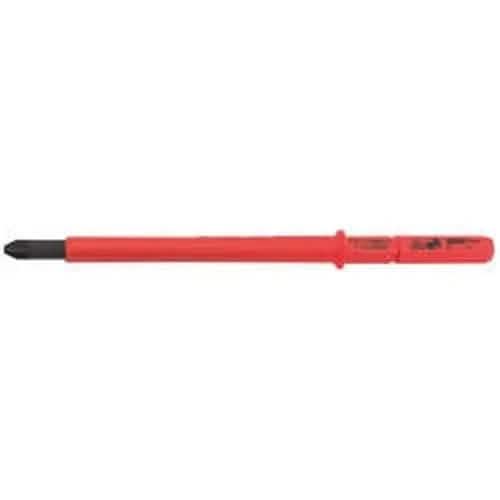 Draper Draper Ergo Plus Pz Type Vde Interchangeable Screwdriver Blade, No.2 X 100Mm Dr-24746