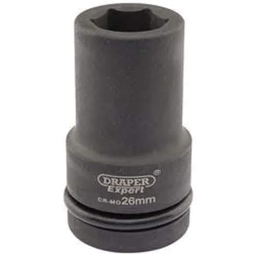Draper Draper Expert Hi-Torq 6 Point Deep Impact Socket, 1" Sq. Dr., 26Mm Dr-05141