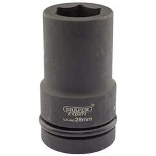 Draper Draper Expert Hi-Torq 6 Point Deep Impact Socket, 1" Sq. Dr., 28Mm Dr-05143