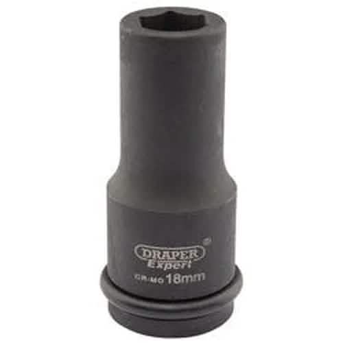 Draper Draper Expert Hi-Torq 6 Point Deep Impact Socket, 3/4" Sq. Dr., 18Mm Dr-05050