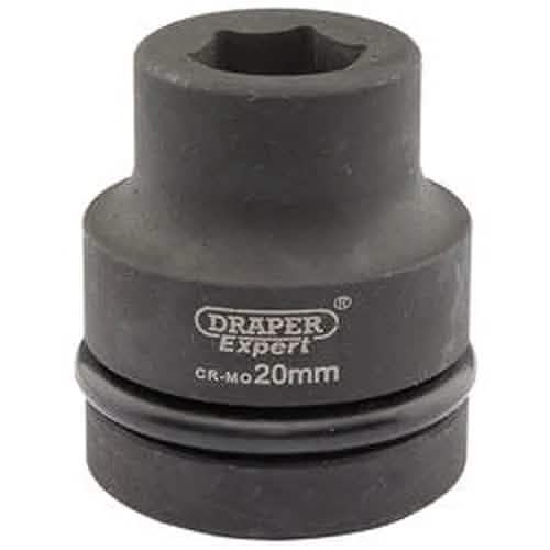 Draper Draper Expert Hi-Torq 6 Point Impact Socket, 1" Sq. Dr., 20Mm Dr-05101