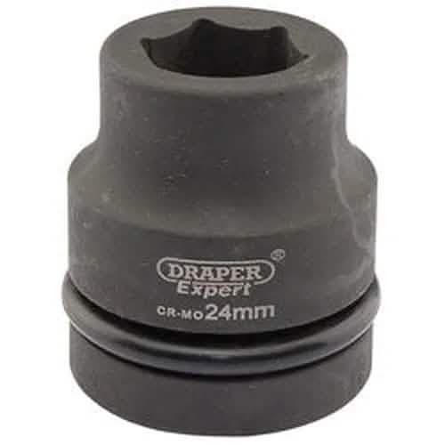 Draper Draper Expert Hi-Torq 6 Point Impact Socket, 1" Sq. Dr., 24Mm Dr-05105