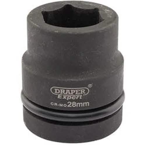 Draper Draper Expert Hi-Torq 6 Point Impact Socket, 1" Sq. Dr., 28Mm Dr-05109
