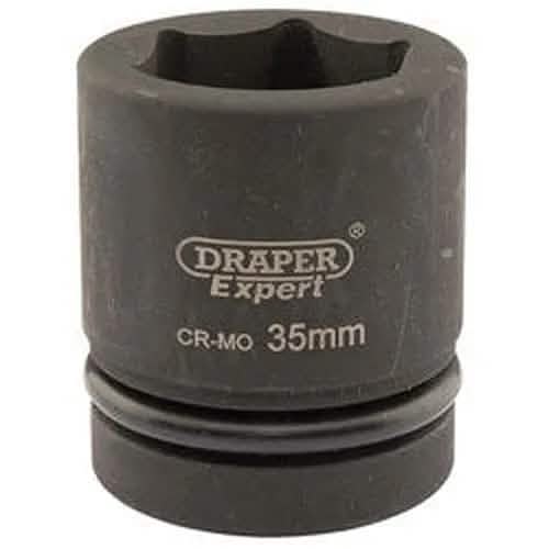 Draper Draper Expert Hi-Torq 6 Point Impact Socket, 1" Sq. Dr., 35Mm Dr-05115